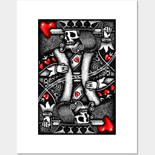 Dead King of Hearts - Poker Posters and Art